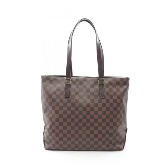Louis Vuitton Handbags - LOUIS VUITTON Authentic Brown Damier Leather Tote Bag